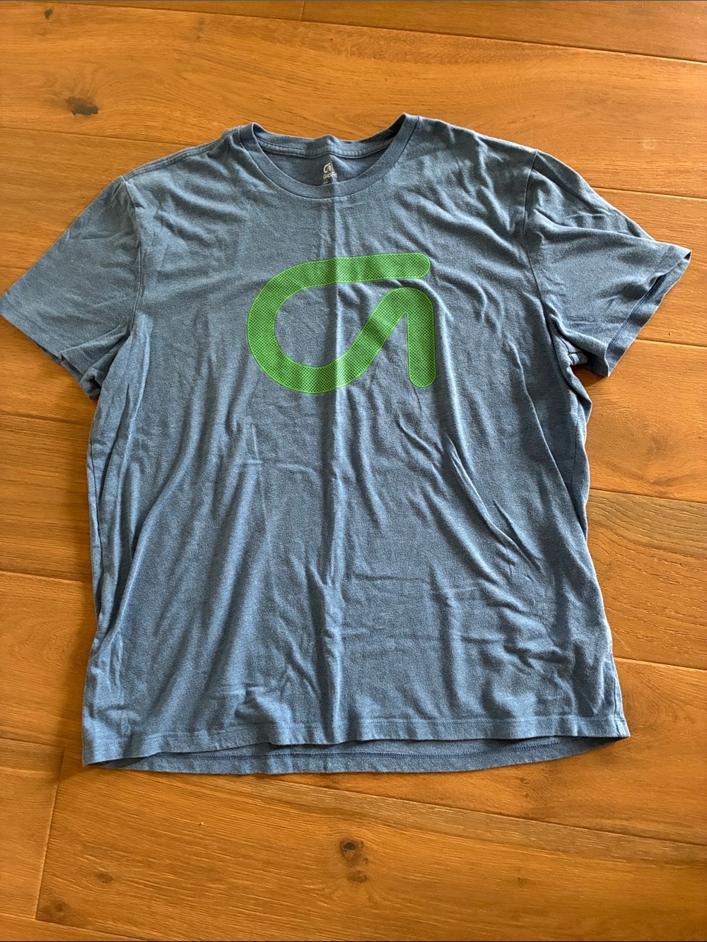 GAP Blue Short Sleeve Tee with Green Logo